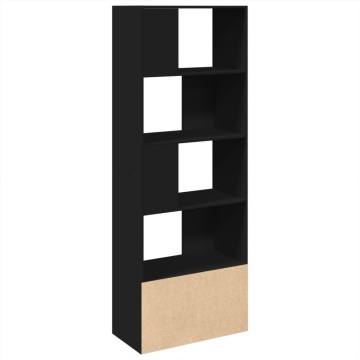 Bibliotecă, negru, 70x36x189 cm, lemn prelucrat - Img 8