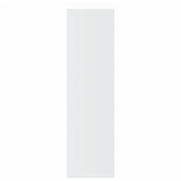 Bibliotecă/separator cameră alb 69,5x29x103,5 cm lemn prelucrat - Img 5