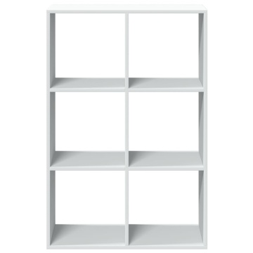 Bibliotecă/separator cameră alb 69,5x29x103,5 cm lemn prelucrat - Img 8