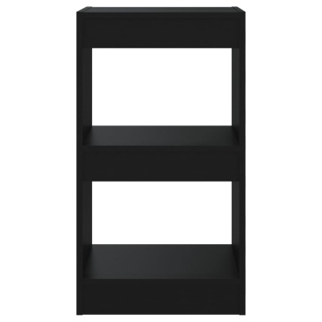 Bibliotecă/Separator cameră, negru, 40x30x72 cm - Img 3