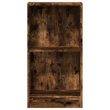 Bibliotecă, stejar fumuriu, 40x24x76 cm, lemn prelucrat - Img 4