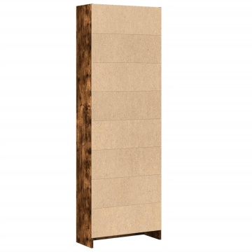 Bibliotecă, stejar fumuriu, 60x24x176 cm, lemn prelucrat - Img 5