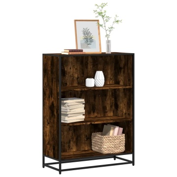 Bibliotecă, stejar fumuriu, 80,5x35x107,5 cm, lemn prelucrat - Img 1