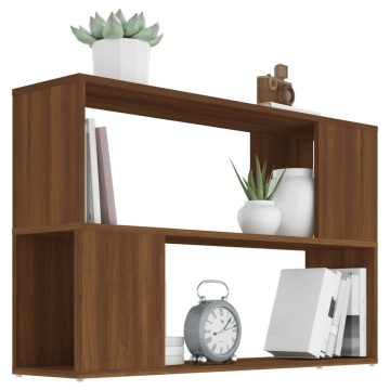 Bibliotecă, stejar maro, 100x24x63 cm, lemn prelucrat - Img 4