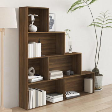Bibliotecă, stejar maro, 155x24x160 cm - Img 1