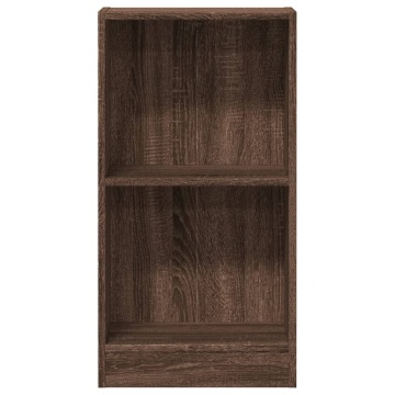Bibliotecă, stejar maro, 40x24x76 cm, lemn prelucrat - Img 4