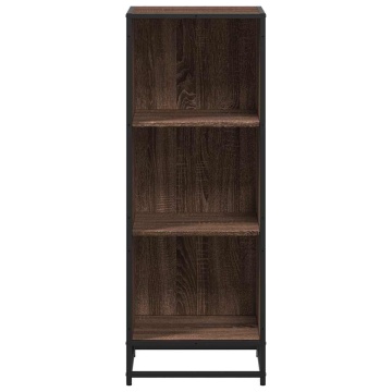 Bibliotecă, stejar maro, 40x35x107,5 cm, lemn prelucrat - Img 4