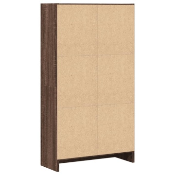 Bibliotecă, stejar maro, 60x24x109 cm, lemn prelucrat - Img 5