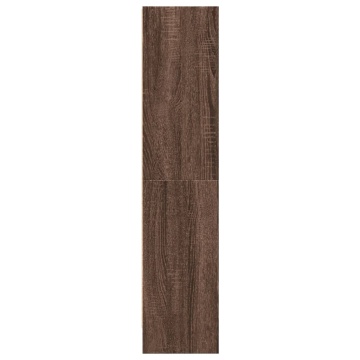 Bibliotecă, stejar maro, 60x24x109 cm, lemn prelucrat - Img 8