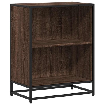 Bibliotecă, stejar maro, 60x35x76 cm, lemn prelucrat - Img 2