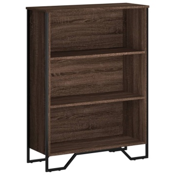 Bibliotecă, stejar maro, 80x31x106 cm, lemn prelucrat - Img 2