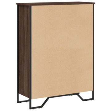Bibliotecă, stejar maro, 80x31x106 cm, lemn prelucrat - Img 5