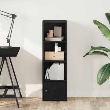 Bibliotecă Stejar negru 31x24x102 cm Lemn prelucrat - Img 3