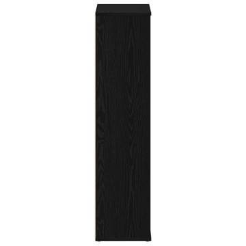 Bibliotecă, stejar negru, 50x25x104 cm, lemn prelucrat - Img 5