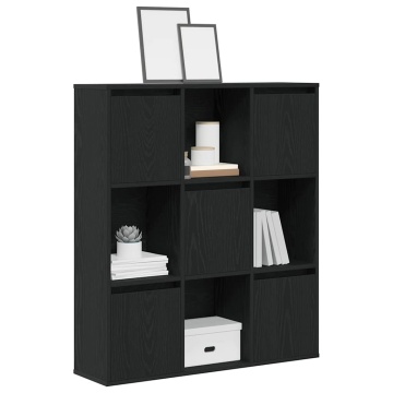 Bibliotecă Stejar negru 89x24x101,5 cm Lemn prelucrat - Img 1