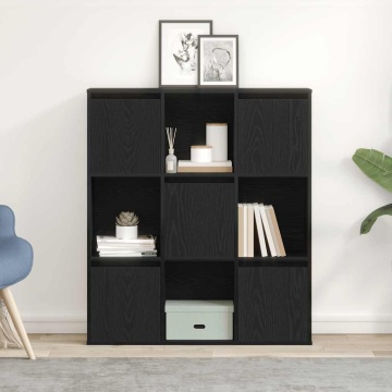 Bibliotecă Stejar negru 89x24x101,5 cm Lemn prelucrat - Img 3