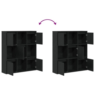 Bibliotecă Stejar negru 89x24x101,5 cm Lemn prelucrat - Img 6