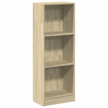 Bibliotecă, stejar sonoma, 40x24x109 cm, lemn prelucrat - Img 2