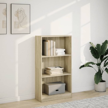 Bibliotecă, stejar sonoma, 60x24x109 cm, lemn prelucrat - Img 3
