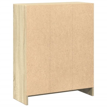 Bibliotecă, stejar sonoma, 60x24x76 cm, lemn compozit - Img 6