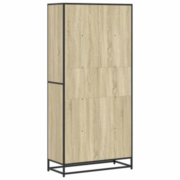 Bibliotecă, stejar sonoma, 80,5x35x170,5 cm, lemn prelucrat - Img 5
