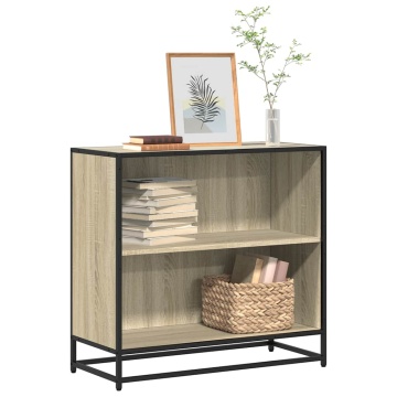 Bibliotecă, stejar sonoma, 80,5x35x76 cm, lemn prelucrat - Img 1