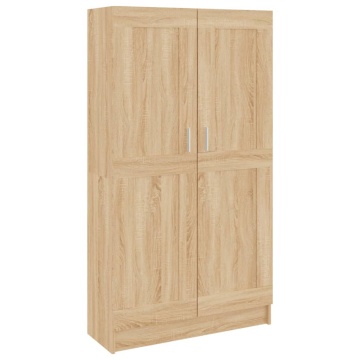 Bibliotecă, stejar Sonoma, 82,5 x 30,5 x 150 cm, PAL - Img 2