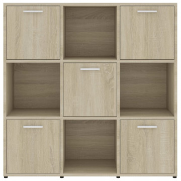 Bibliotecă, stejar Sonoma, 90 x 30 x 90 cm, PAL - Img 5