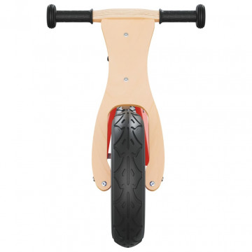 Bicicletă echilibru pentru copii, cauciucuri pneumatice, roșu - Img 8