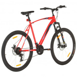 Bicicletă montană, 21 viteze, roată 29 inci, cadru 53 cm, roșu - Img 3