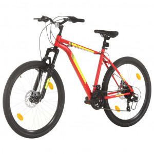 Bicicletă montană cu 21 viteze, roată 27,5 inci, roșu, 42 cm - Img 2