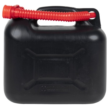Bidon de combustibil, pipă flexibilă, 3 buc. negru 10 L plastic - Img 3