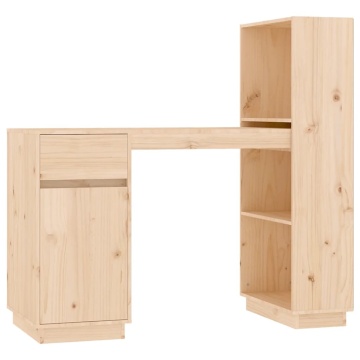 Birou, 110x53x117 cm, lemn masiv de pin - Img 2