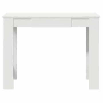 Birou, alb, 100x45x75 cm, PAL - Img 4
