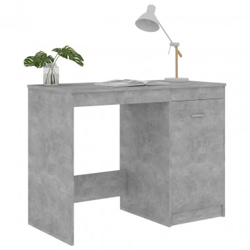 Birou, gri beton, 100 x 50 x 76 cm, PAL - Img 8