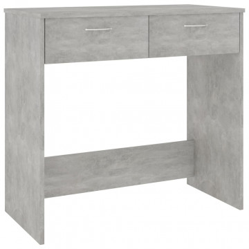 Birou, gri beton, 80 x 40 x 75 cm, PAL - Img 2