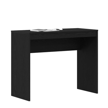 Birou Stejar negru 90x40x72 cm Lemn prelucrat - Img 4