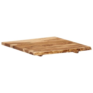 Blat de masă, 58x(50-60)x2,5 cm, lemn masiv de acacia - Img 6