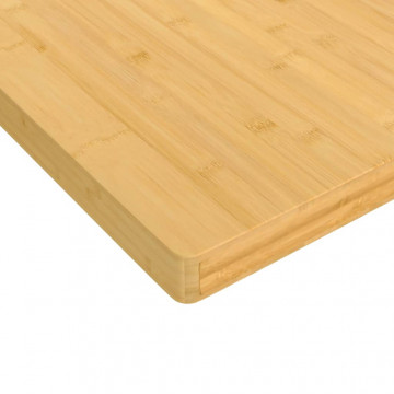 Blat de masă, 60x60x4 cm, bambus - Img 2