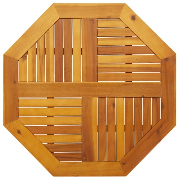 Blat de masă, 80x80x2,2 cm, octogonal, lemn masiv acacia - Img 1
