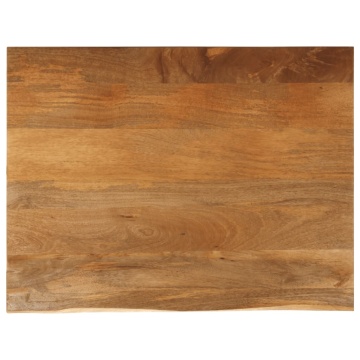 Blat de masă contur organic 90x80x2,5 cm lemn masiv de mango - Img 1
