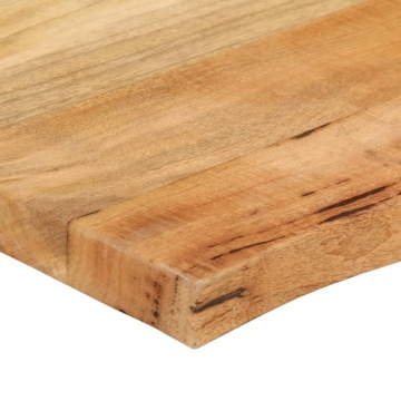 Blat masă 100x60x2,5 cm lemn masiv mango - Img 5
