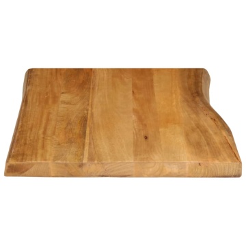 Blat masă 80x60x2,5 cm lemn masiv mango - Img 4
