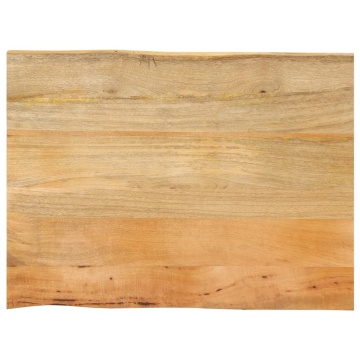 Blat masă 90x60x2,5 cm lemn masiv mango - Img 1