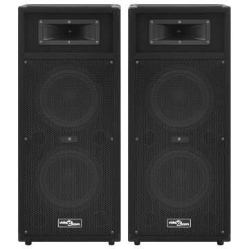 Boxe Hifi pasive de scenă profesionale, 2 buc., negru, 1000 W - Img 3