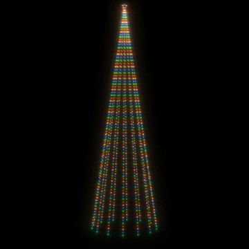 Brad de Crăciun conic, 1134 LED-uri, multicolor, 230x800 cm - Img 3
