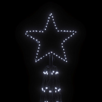 Brad de Crăciun conic, 3000 LED-uri, alb rece, 230x800 cm - Img 8