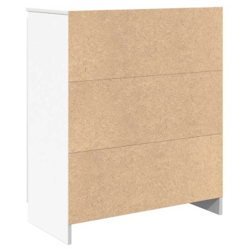 Bufetă cu sertar alb 71x35x84 cm din lemn prelucrat - Img 7