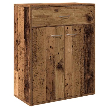 Bufetă din lemn vechi 60x30x75 cm din lemn prelucrat - Img 2