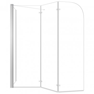 Cabină de baie, 120x69x130 cm, sticlă securizată, transparent - Img 6